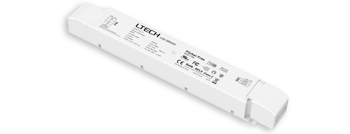 60W 12VDC 美规UL恒压可控硅调光电源LM-60-12-L1T2