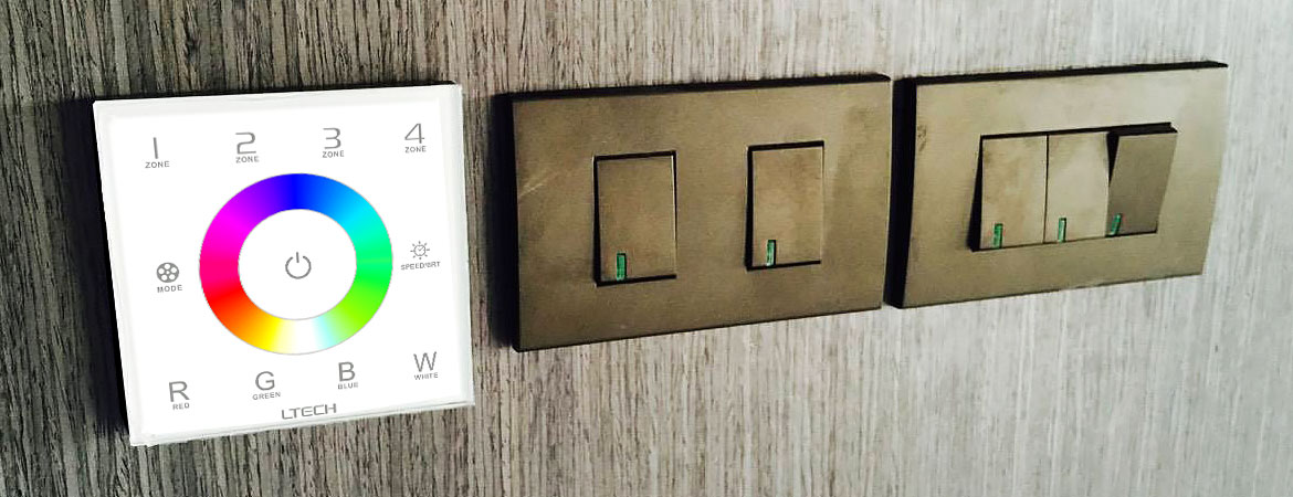 分区RGBW触摸面板 DX8
