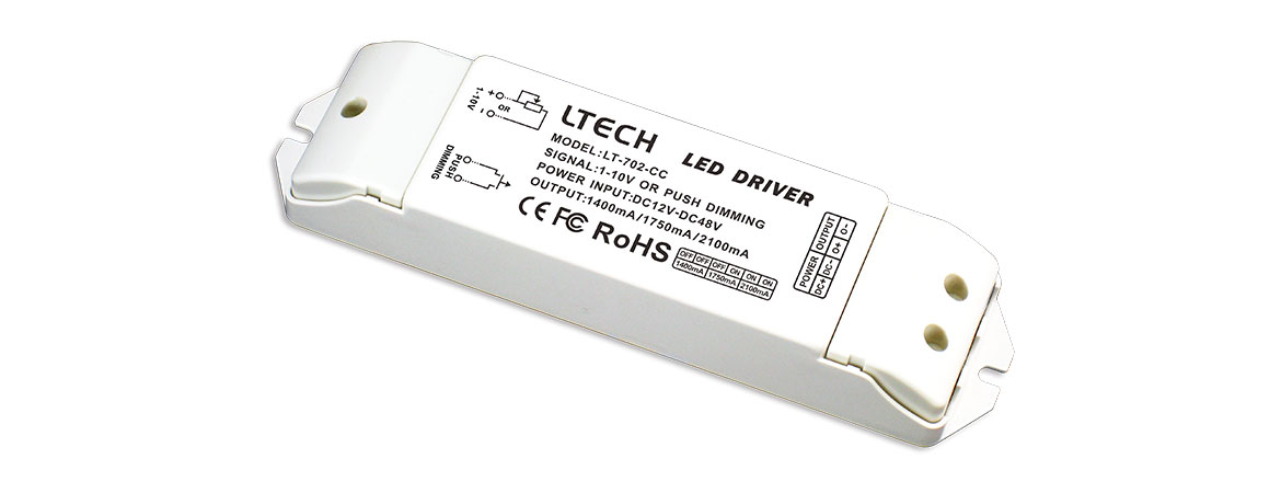 恒流0-10v,1-10v调光驱动器 lt-702-cc