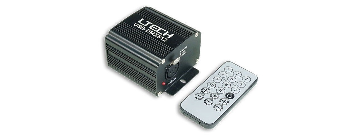 USB-DMX控制器 LT512(联机/脱机模式)