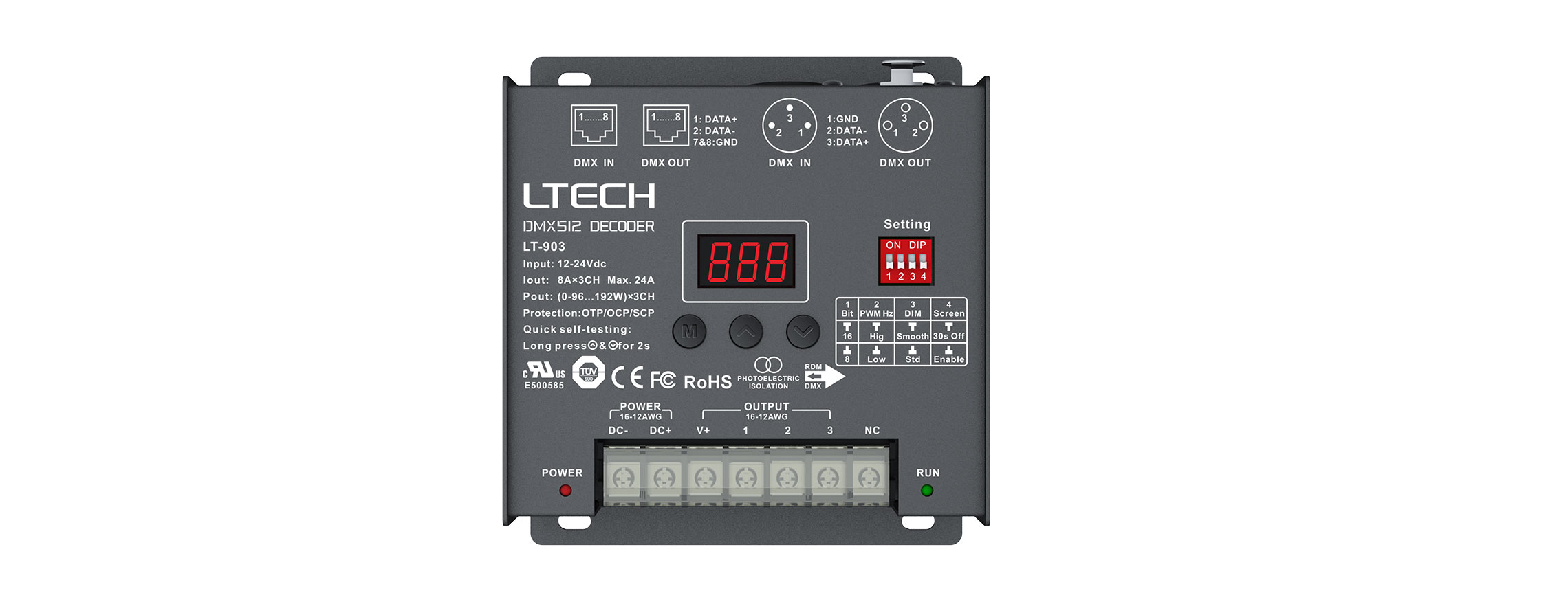 DMX解码驱动器 LT-903