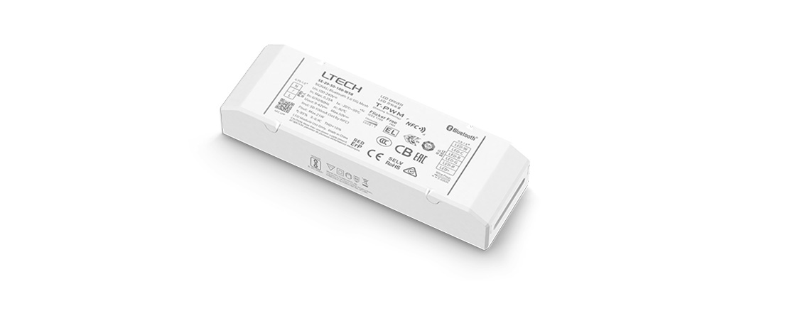 Bluetooth RGBCW Driver SE-20-50-100-W5B