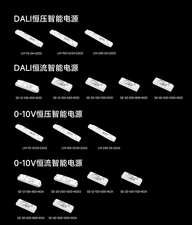 超人因自适应智能照明产品合集-DALI调光电源