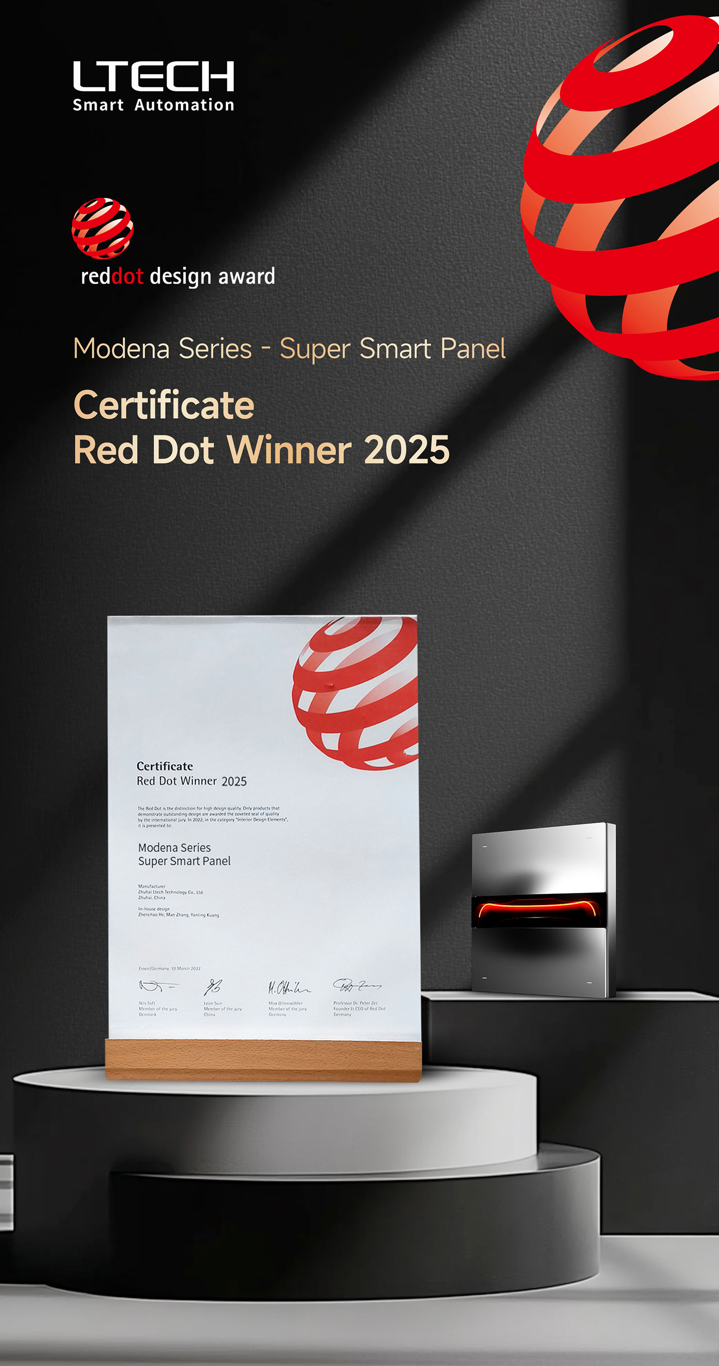 Digital Design Modena Awards | Modena Series - Super Smart Panel Winner of the 2025 German ...