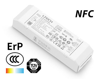 20W 100-700mA NFC CC 0/1-10V tunable white LED driver SE-20-100-700-W2A